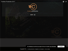 Tablet Screenshot of cookiesproduction.com
